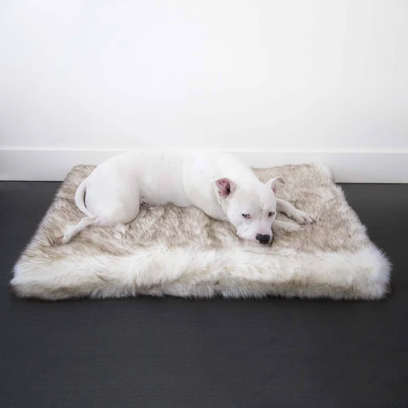 Faux Fur Shag Companion-Pedic® Rectangle Luxury Dog Bed