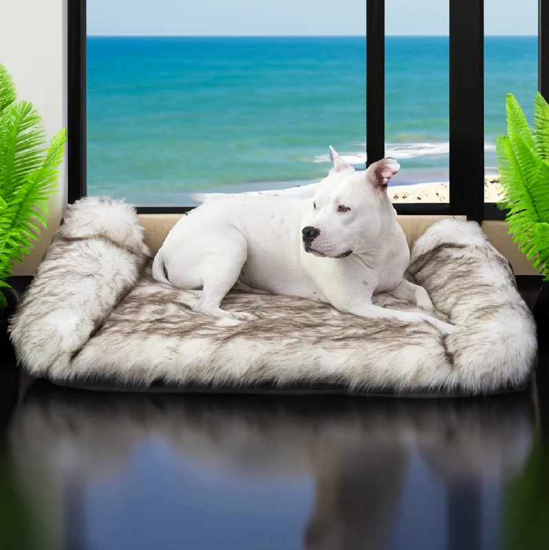 Faux Fur Shag Sydney™ Companion-Pedic® Dog Bed