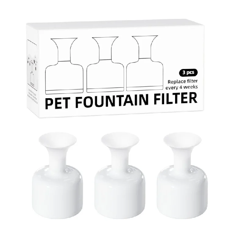 Ceraflow Ceramic Fountain Replacement Filter, 3 Pack