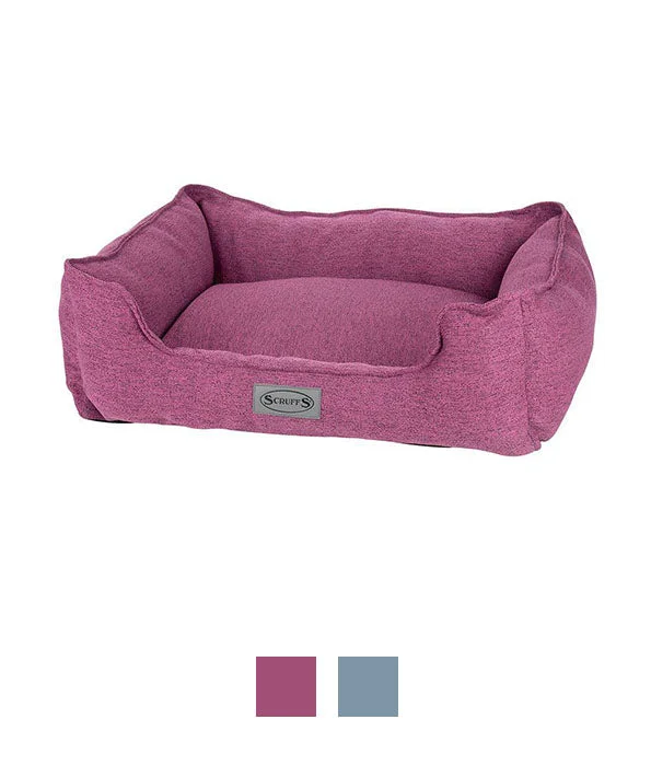 Scruffs Manhattan Box Dog Bed - M-PURPLE