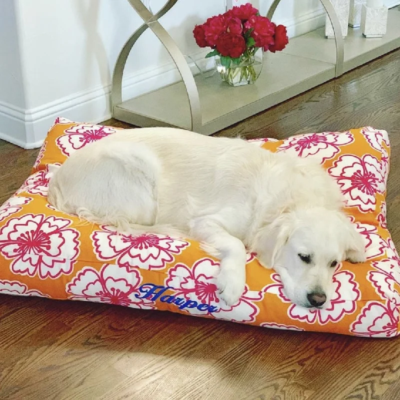 Snappy Poppy Canvas Dog Bed Collection and Replacement Duvet Covers