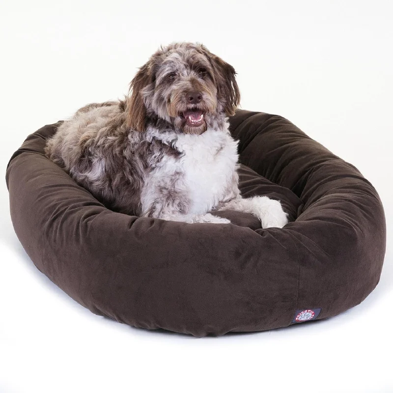 Suede Calming Dog Bed