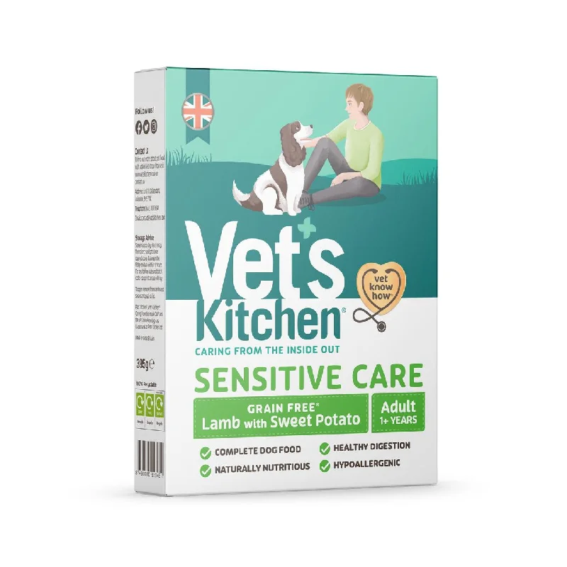 Vet's Kitchen Wet Dog Food Grain Free Lamb with Sweet Potato 395g