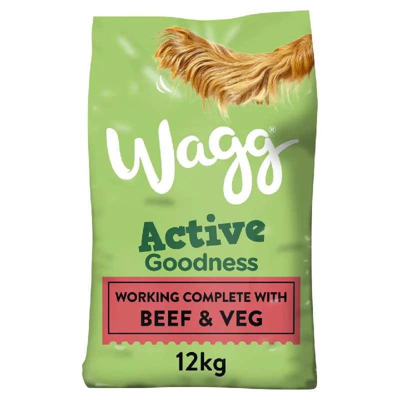 Wagg Active Goodness Beef & Veg Dry Dog Food 12kg