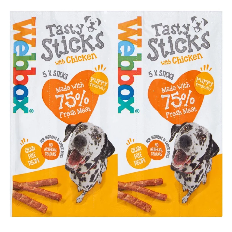 Webbox Large Dogs Delight Sticks Chicken 5 per pack