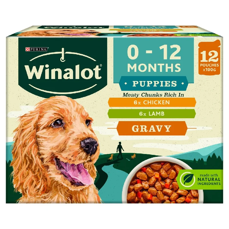 Winalot Puppy in Gravy Lamb & Chicken 12 x 100g