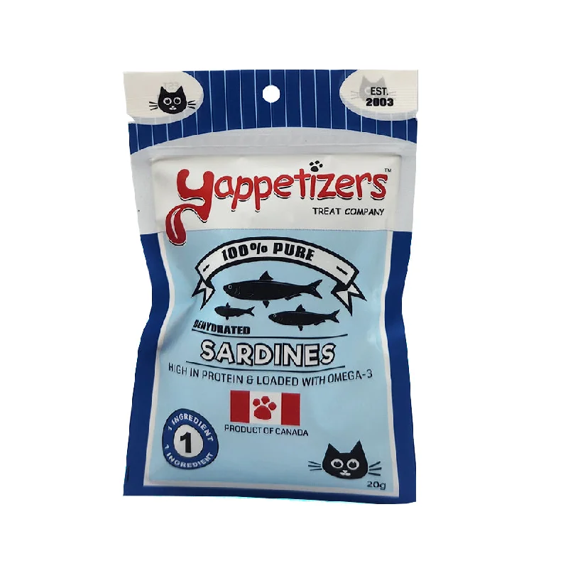 Yappetizers Dehydrated Cat Treat - Sardines 20g