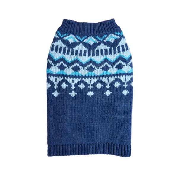 Mason Dog Sweater - Blue