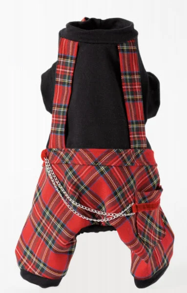 Tartan Dog Jumpsuit