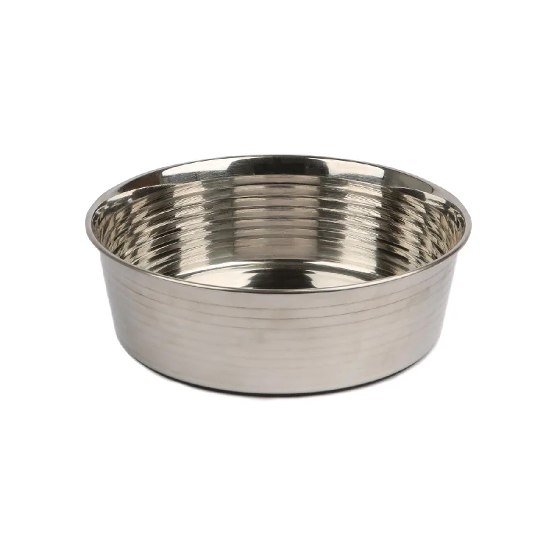 1.7L Stainless Steel Dog Bowl - Silver - By Pets Collection