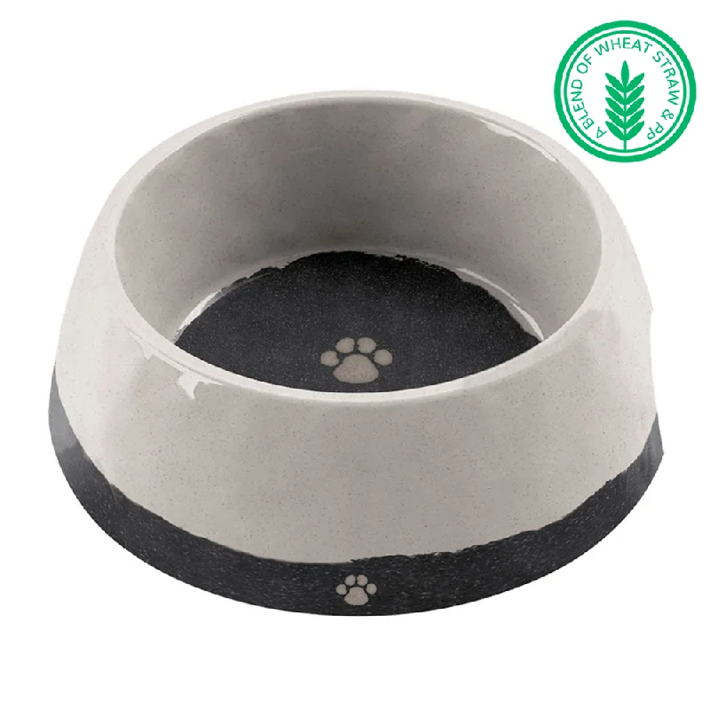 Bamboo Brown Glaze Dog Bowl