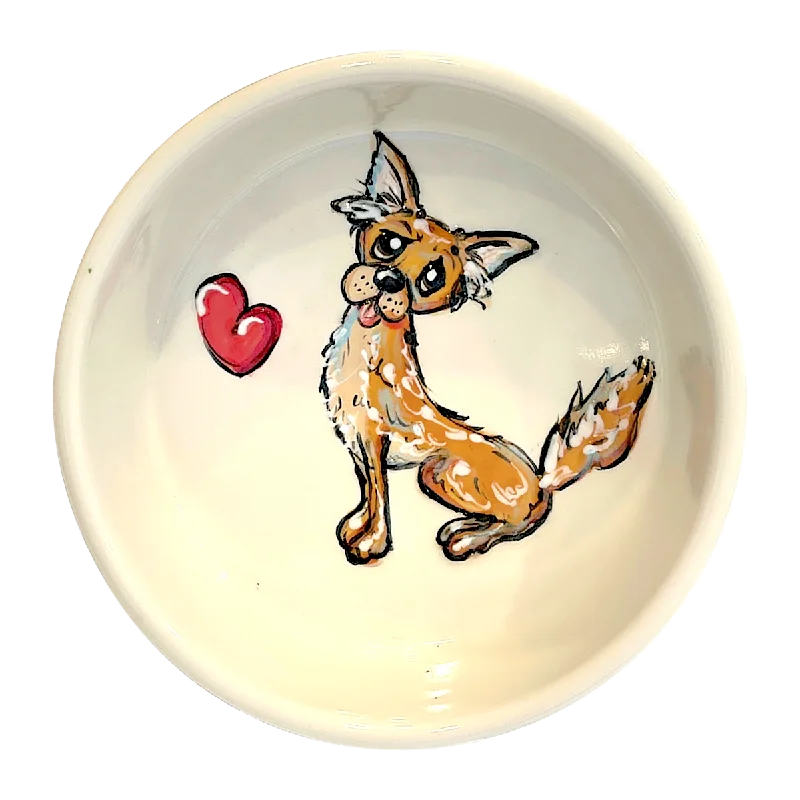 Chihuahua Hand-Painted 6" Bowl by Debby Carman