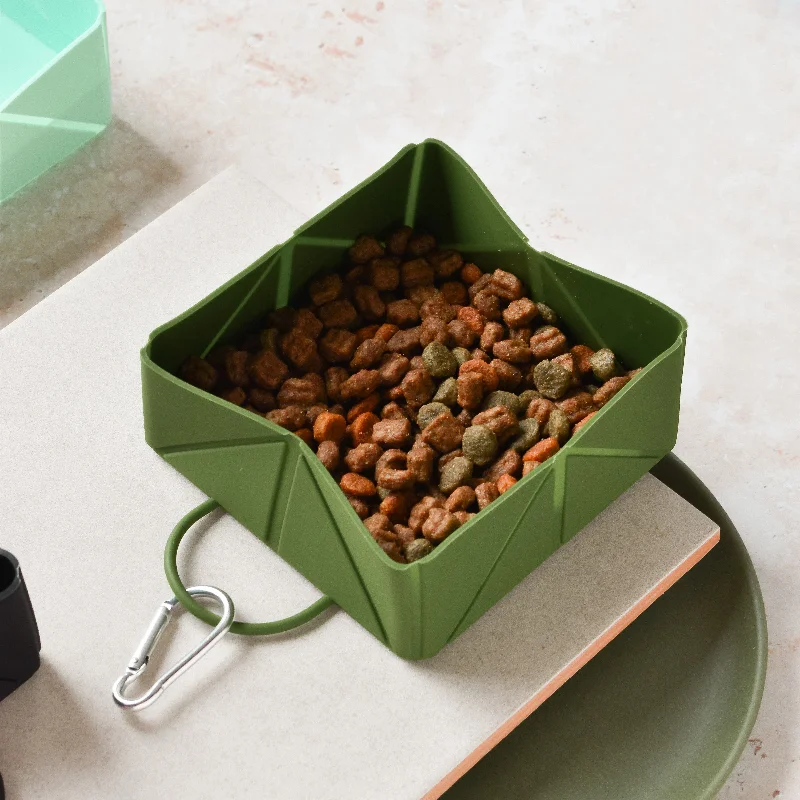 Foldable Travel Bowl - Khaki