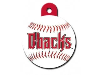 Arizona Diamondbacks Round Baseball Dog ID Tag