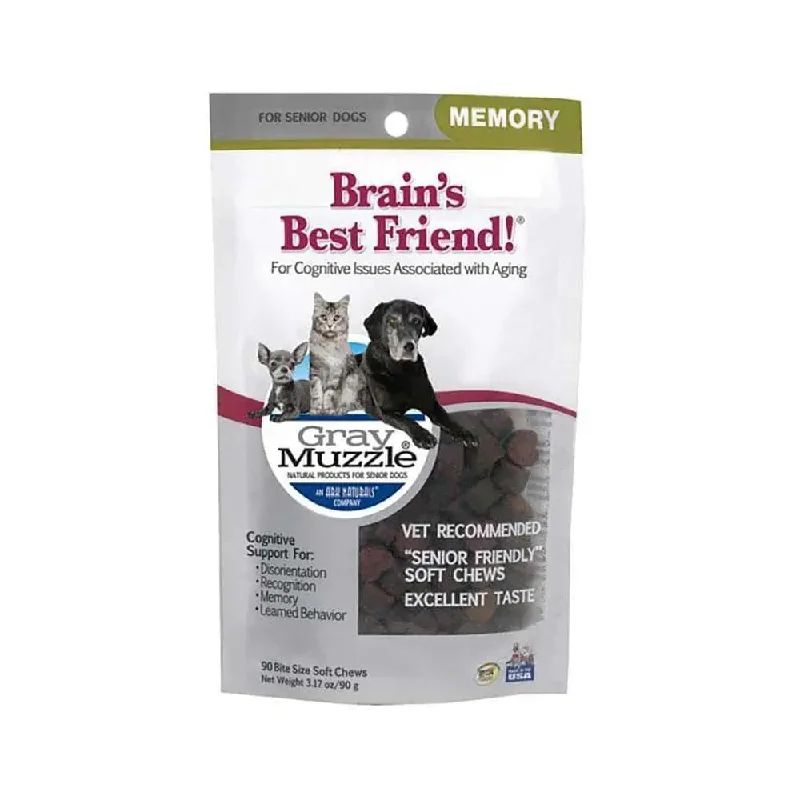 Ark Naturals® Gray Muzzle Brain’s Best Friend Cat & Dog Chewy Treats 90 Count