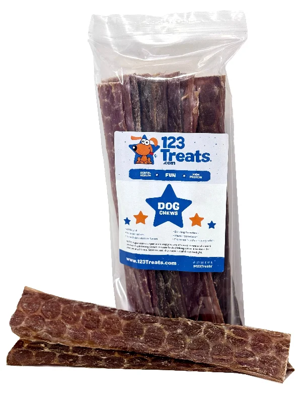 Beef Gullet Chews for Dogs (12 inches - 20 Count) All Natural Beef Treats