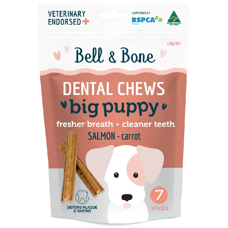 Bell & Bone Big Puppy Dental Chews Salmon 7 Pack