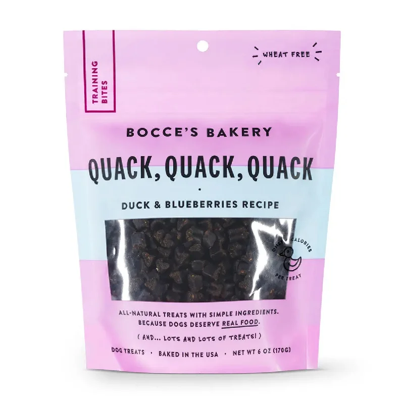 Bocce's Bakery Quack Quack Quack 6oz Training Bites Dog Treats