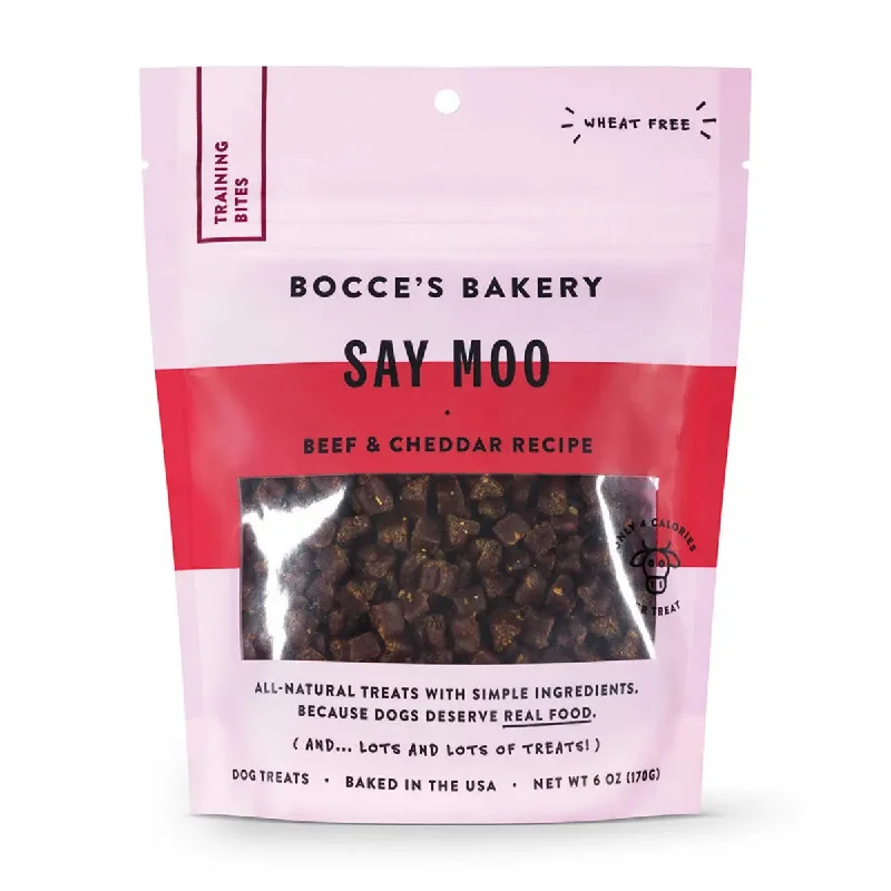 Bocce's Bakery Say MOOOO 6oz Training Bites Dog Treats