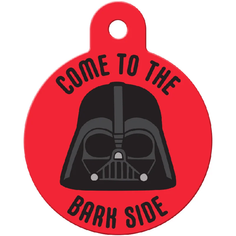 Darth Vader "Come to the Bark Side" Large Circle Star Wars Pet ID Tag