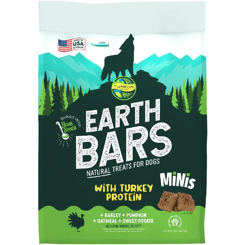 Earthborn Holistic EarthBars Dog Biscuits Turkey