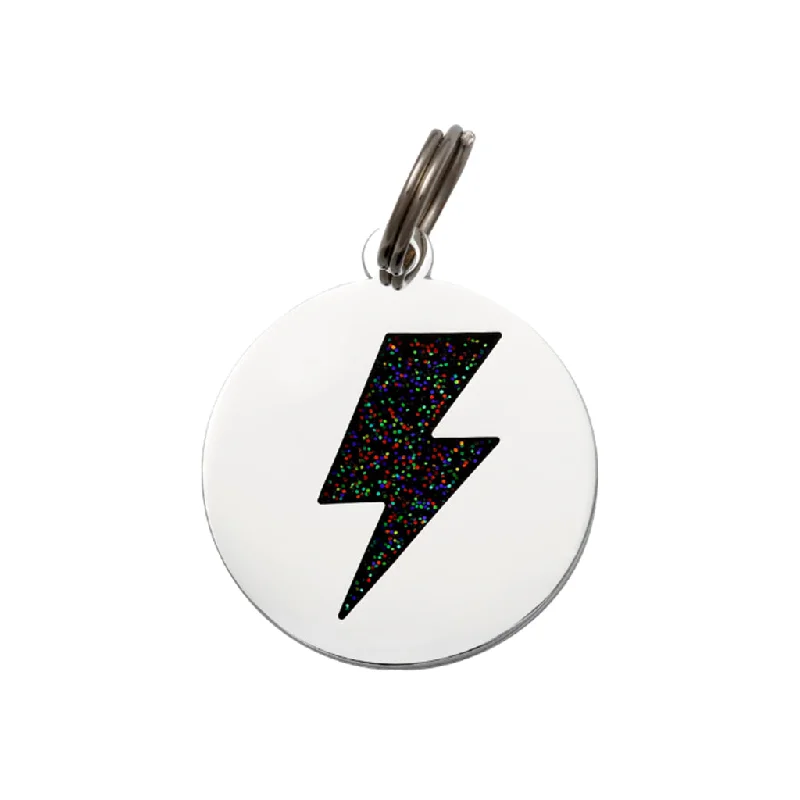 Lightning Bolt - Dog ID Tag / Charm