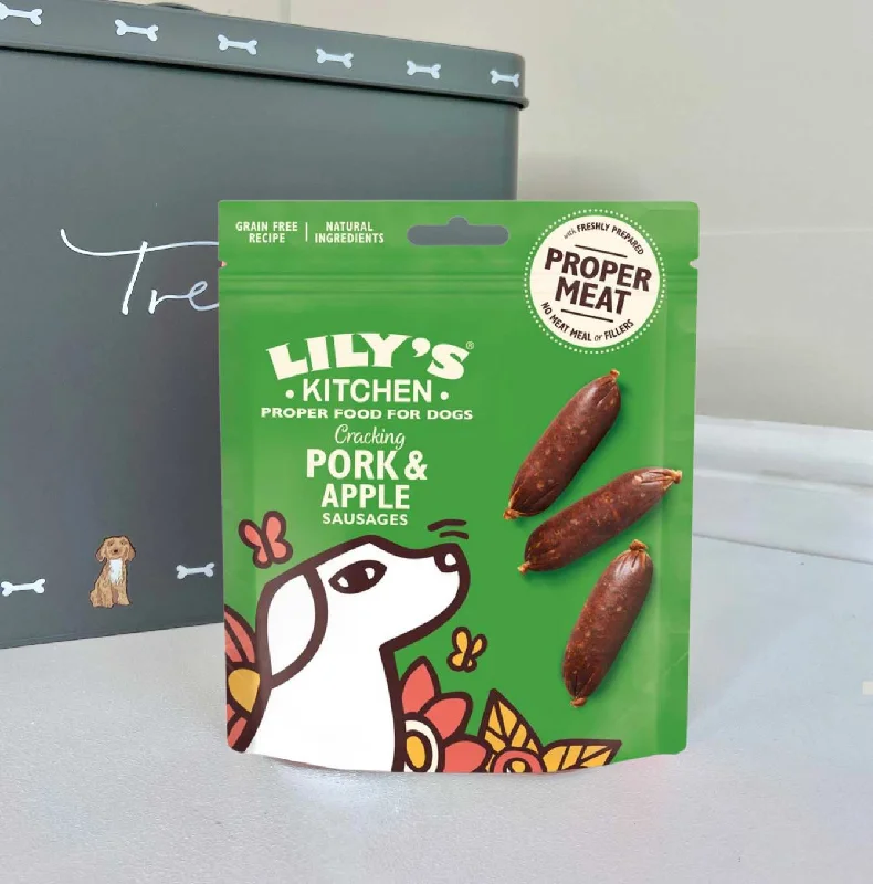 Lily's Kitchen Cracking Pork & Apple Sausages Dog Treats 70g