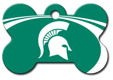 Michigan State Spartans Dog ID Tag