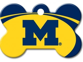 Michigan Wolverines Dog ID Tag