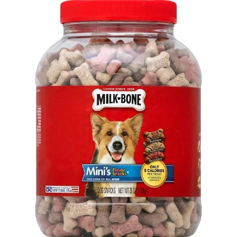 Milk-Bone Flavor Snacks Mini Dog Treats Mini, 36 oz