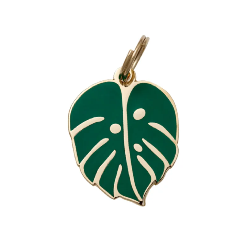 Monstera Leaf - Dog ID Tag / Charm