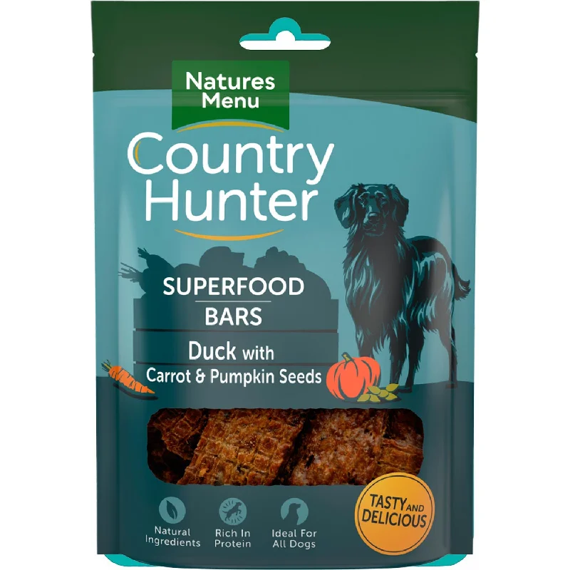 Natures Menu Country Hunter Duck Superfood Bars 100g