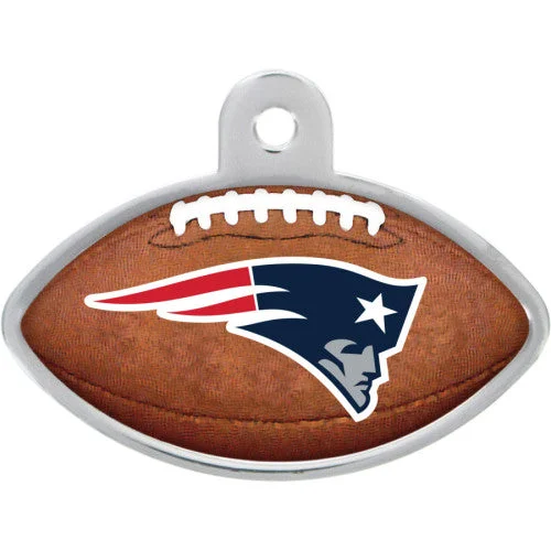 New England Patriots Football Dog ID Tag