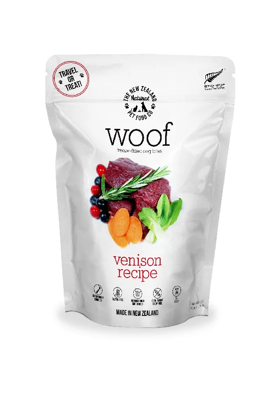 New Zealand Naturals Woof Freeze Dried Dog Treat Venison 50g