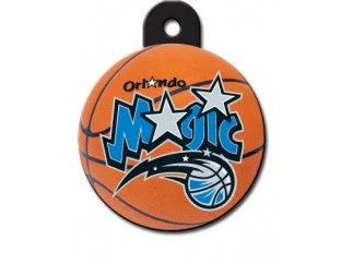 Orlando Magic Round Basketball Dog ID Tag