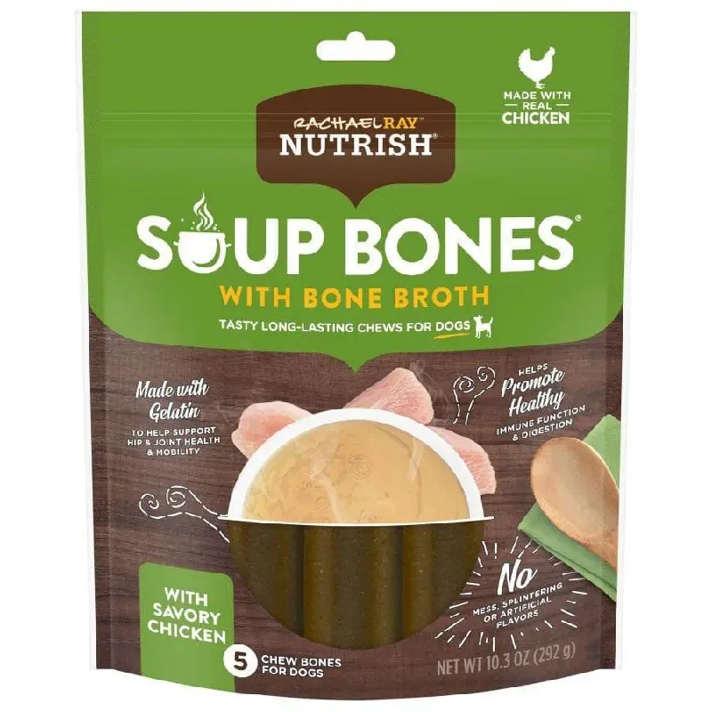 Rachael Ray NUTRISH Soup Bones Chicken Dog Treat 12.6 oz