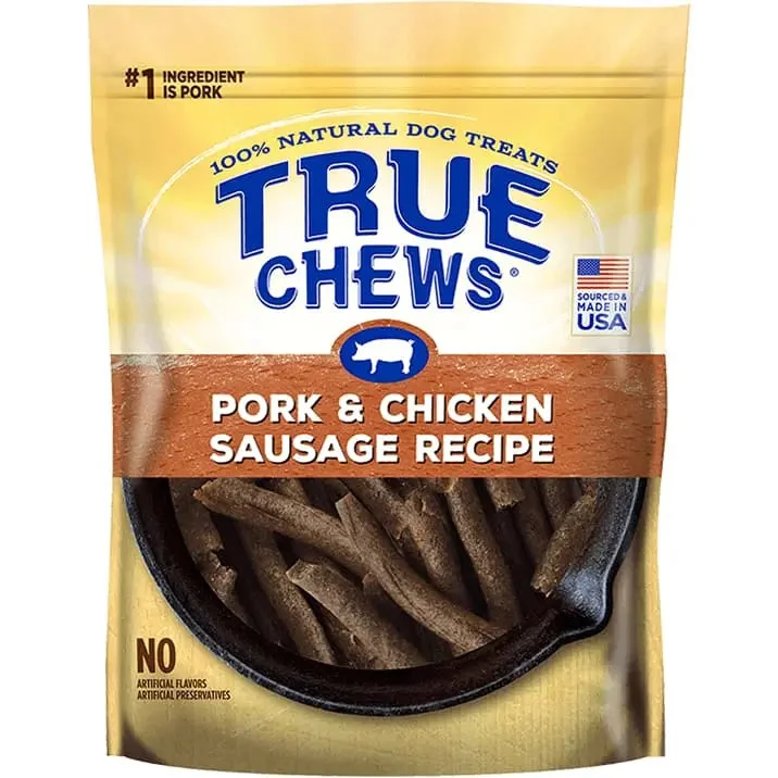 True Chews Pork & Chicken Sausage Recipe 14 oz