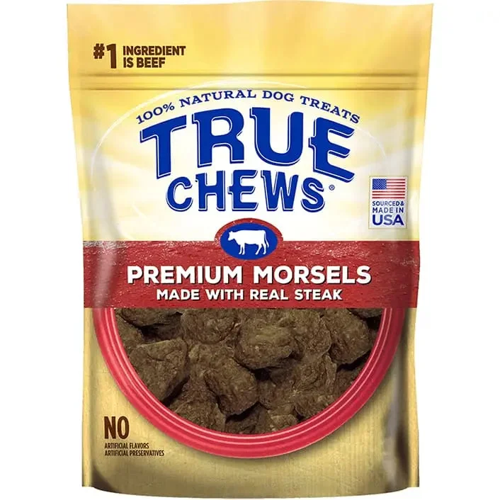 True Chews Steak Morsels 10 oz