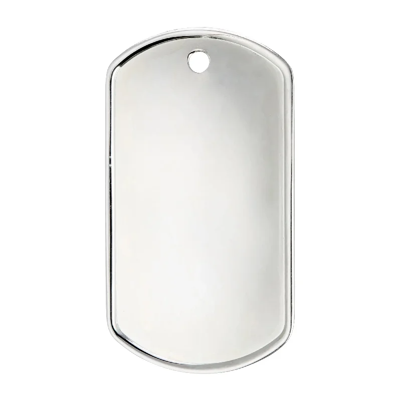 Erkennungsmarken US Dog Tag 925er Silber