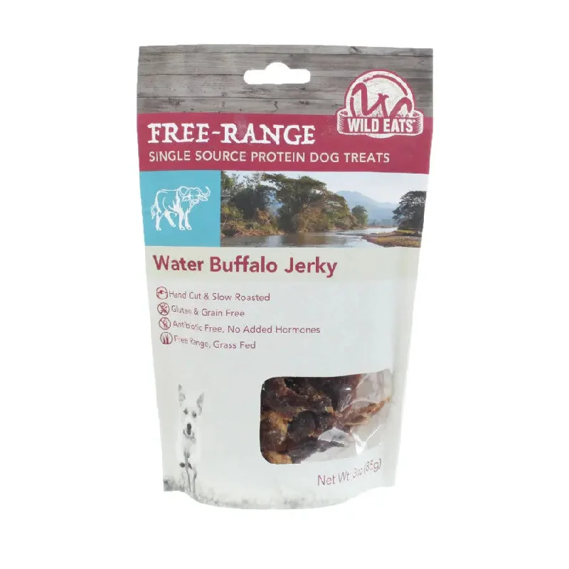 Wild Eats Water Buffalo Jerky Dog Treat 3 oz