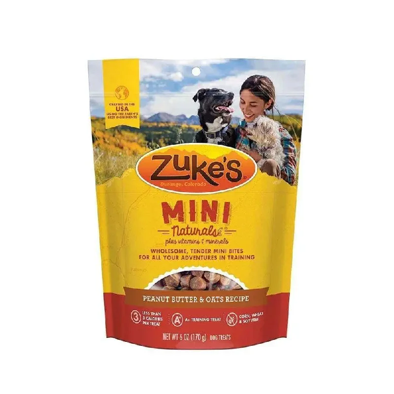 Zuke's® Mini Naturals® Peanut Butter & Oats Recipe Dog Treats 6 Oz